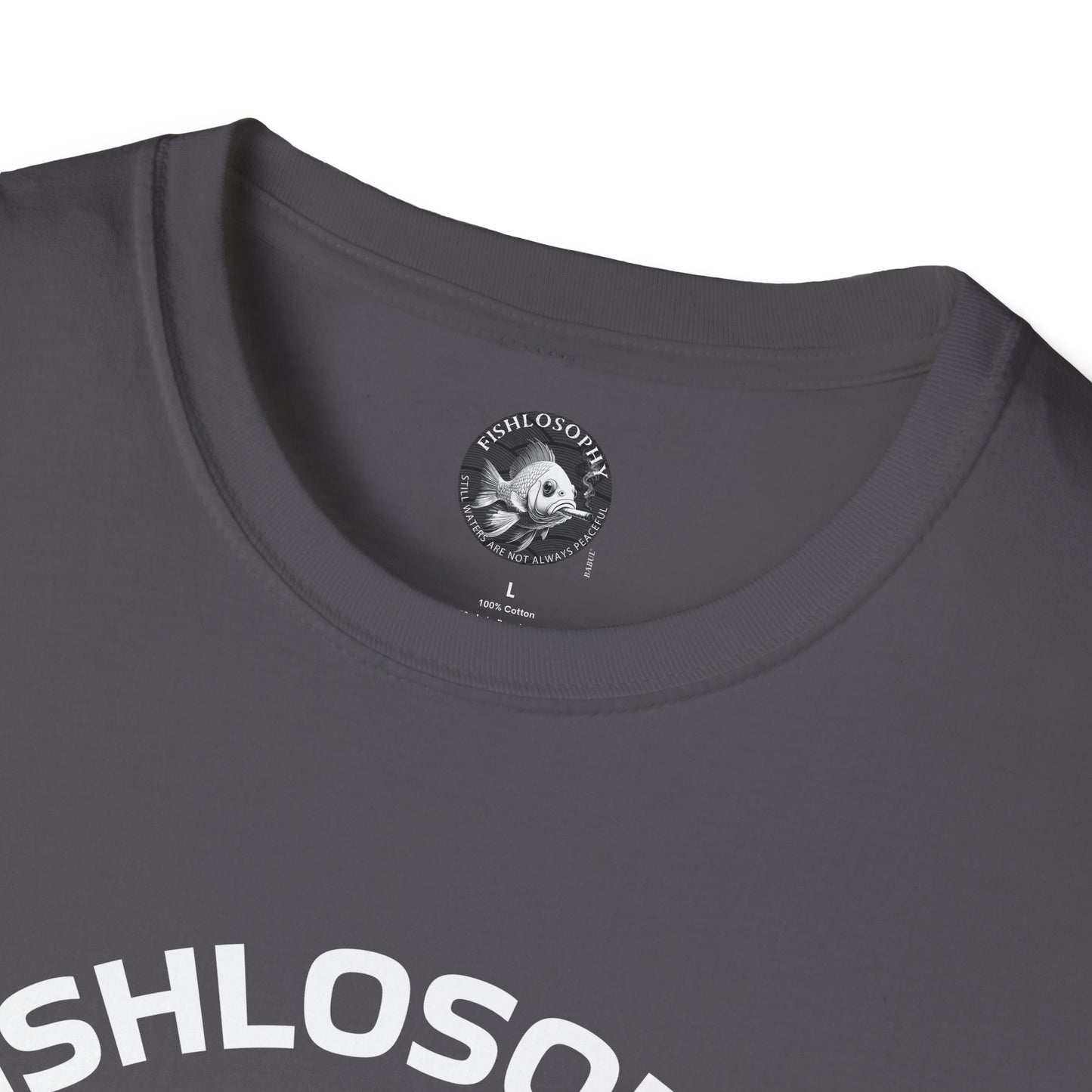 Fishlosophy Unisex T-Shirt - Ocean Vibes and Life's Questions Design - PEARLS OF WISDOM FROM THE FISH WORLD