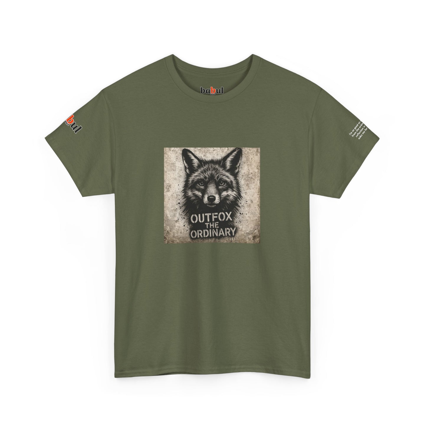 Rebel Graphic Tee - Unisex Heavy Cotton T-Shirt for the Wild at Heart. Rebel Tees, Born to Be Worn - Outfox The Ordinary