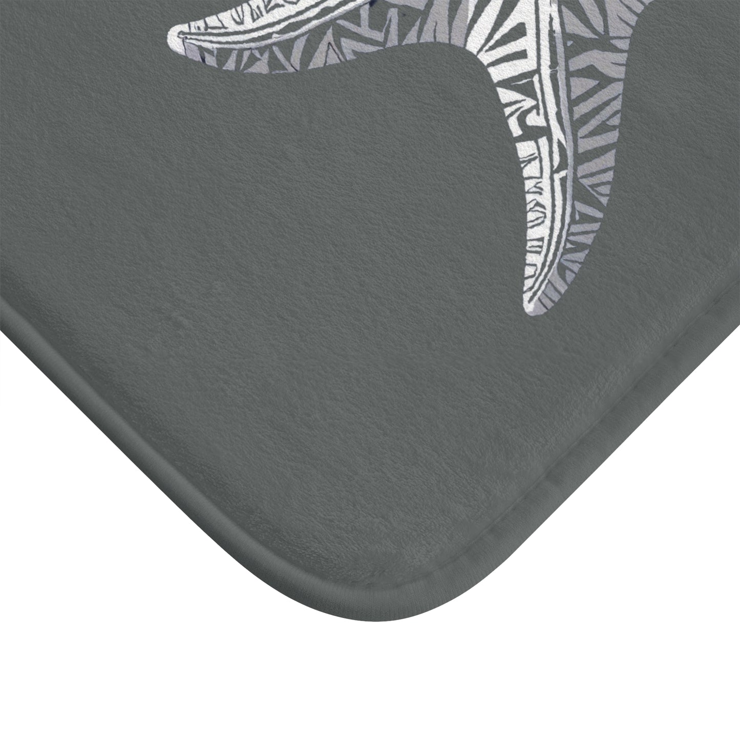 Tribal Bath Mat. Ocean Energy, Tribal Style