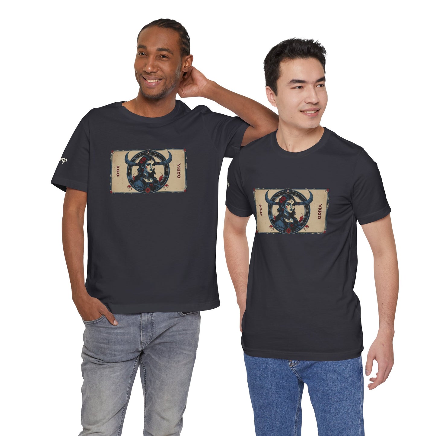 Virgo - Gothic Zodiac T-Shirt. Zodiac in the Shadows