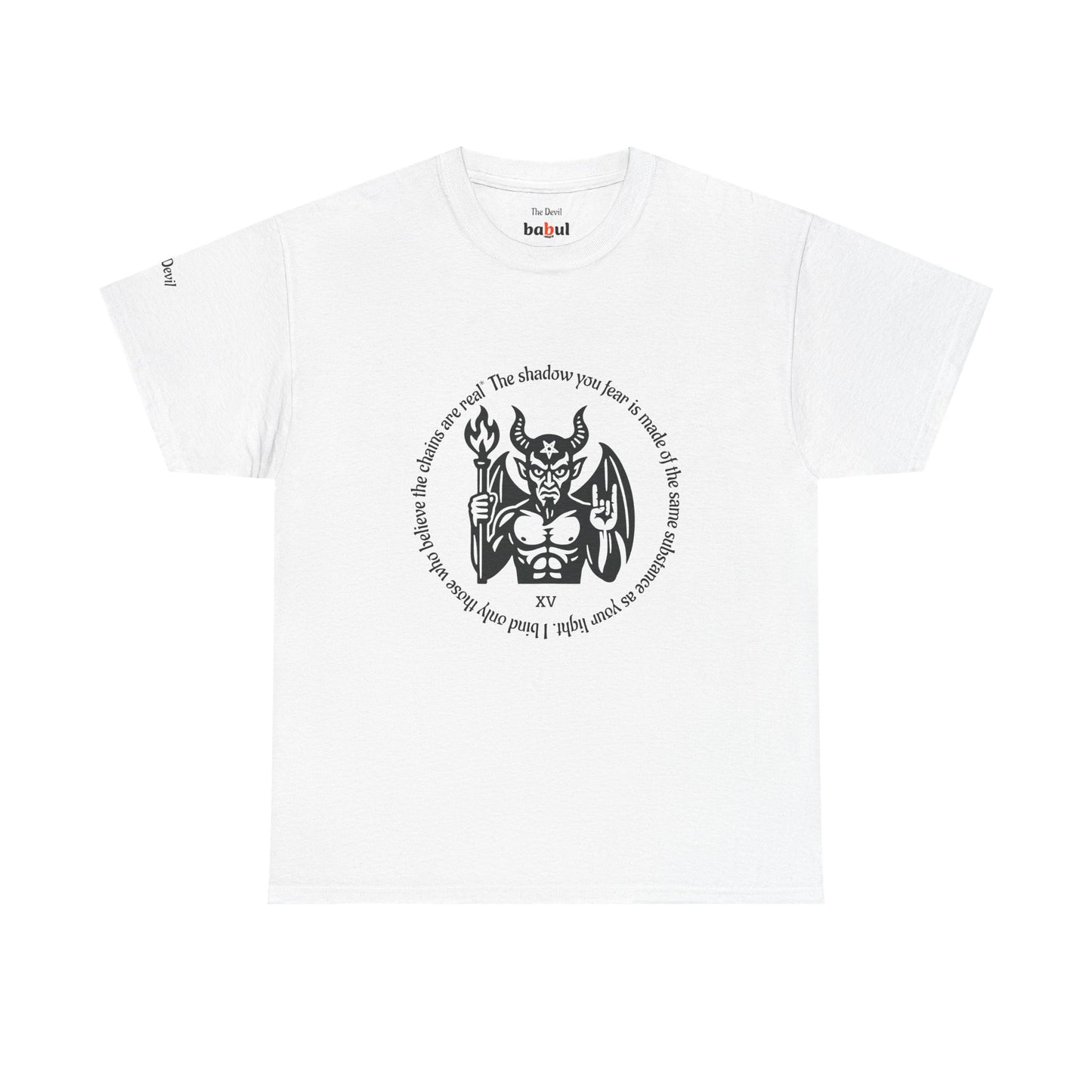 The Devil - ArcanaPop T-Shirt – Where Tarot Magic Meets Pop Art