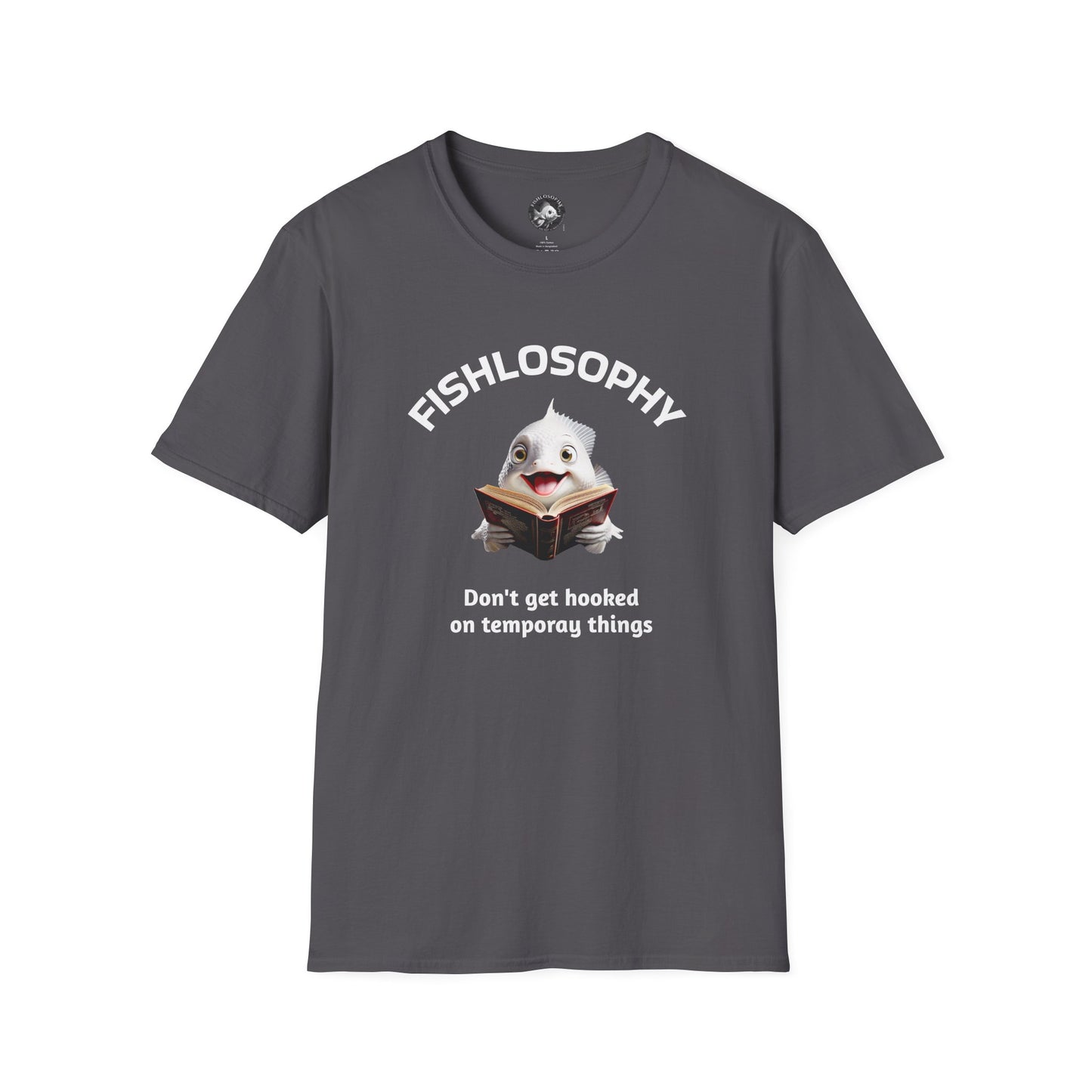 Fishlosophy Unisex T-Shirt - Ocean Vibes and Life's Questions Design - PEARLS OF WISDOM FROM THE FISH WORLD