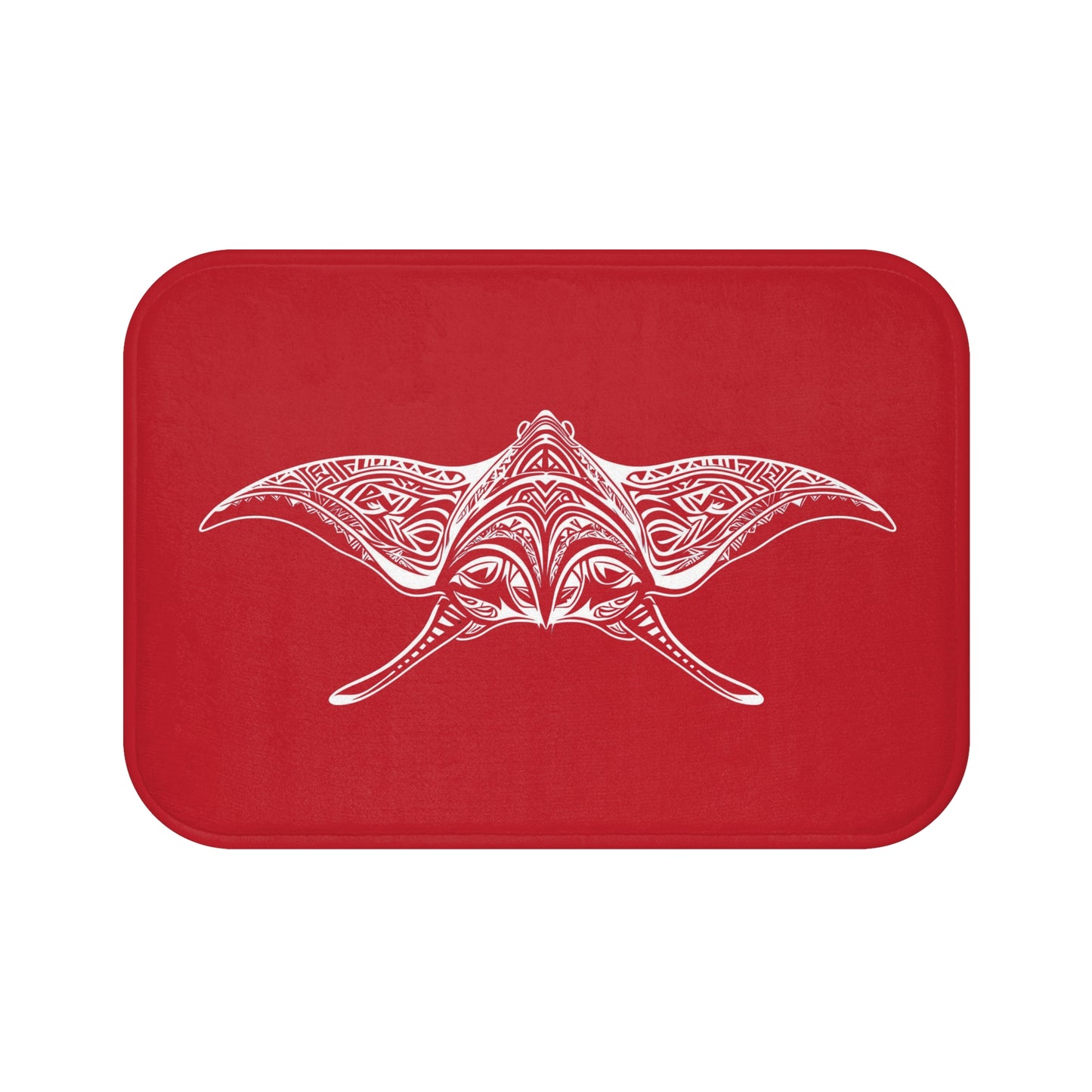 Tribal Bath Mat. Ocean Energy, Tribal Style