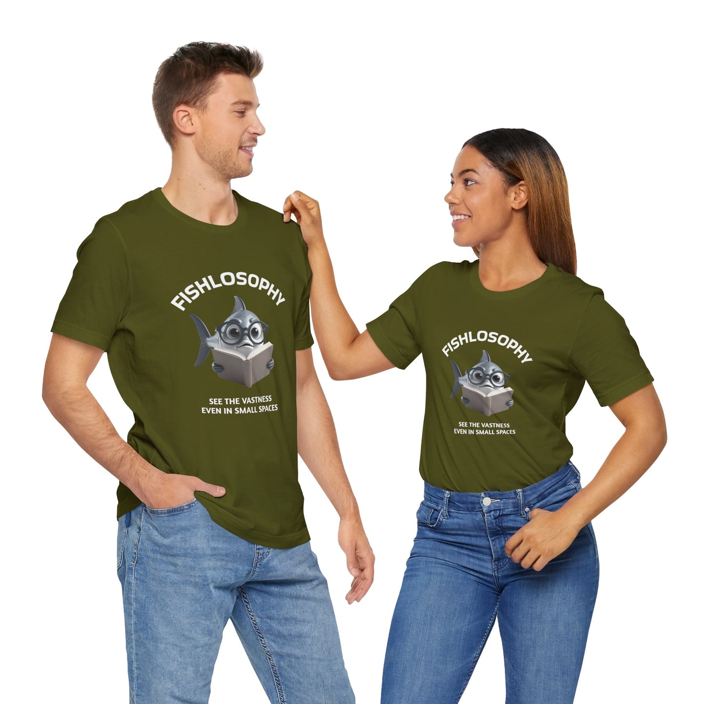 Fishlosophy Unisex Jersey Short Sleeve Tee – See the vastness even in small spaces