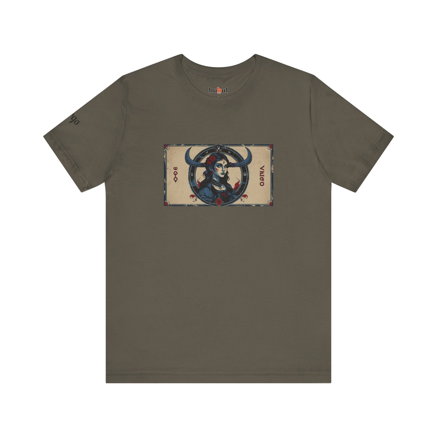Virgo - Gothic Zodiac T-Shirt. Zodiac in the Shadows