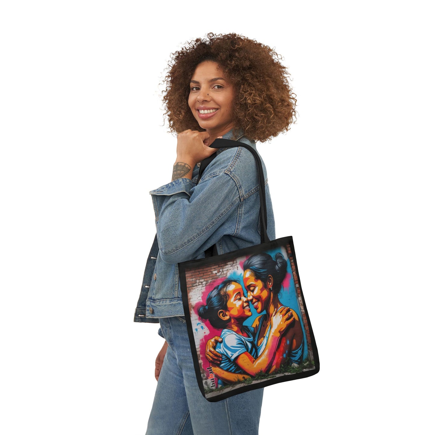 Artistic Surge - Eco-Friendly Canvas Tote Bag - SMILING HUG