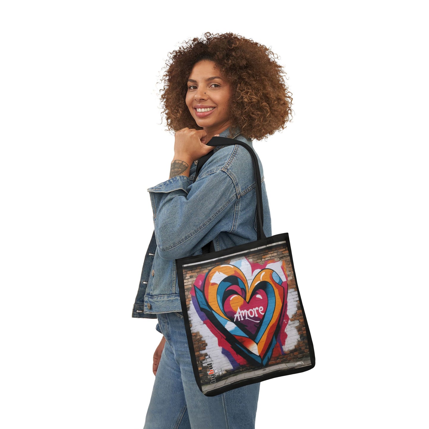 Artistic Surge - Eco-Friendly Canvas Tote Bag - HEART