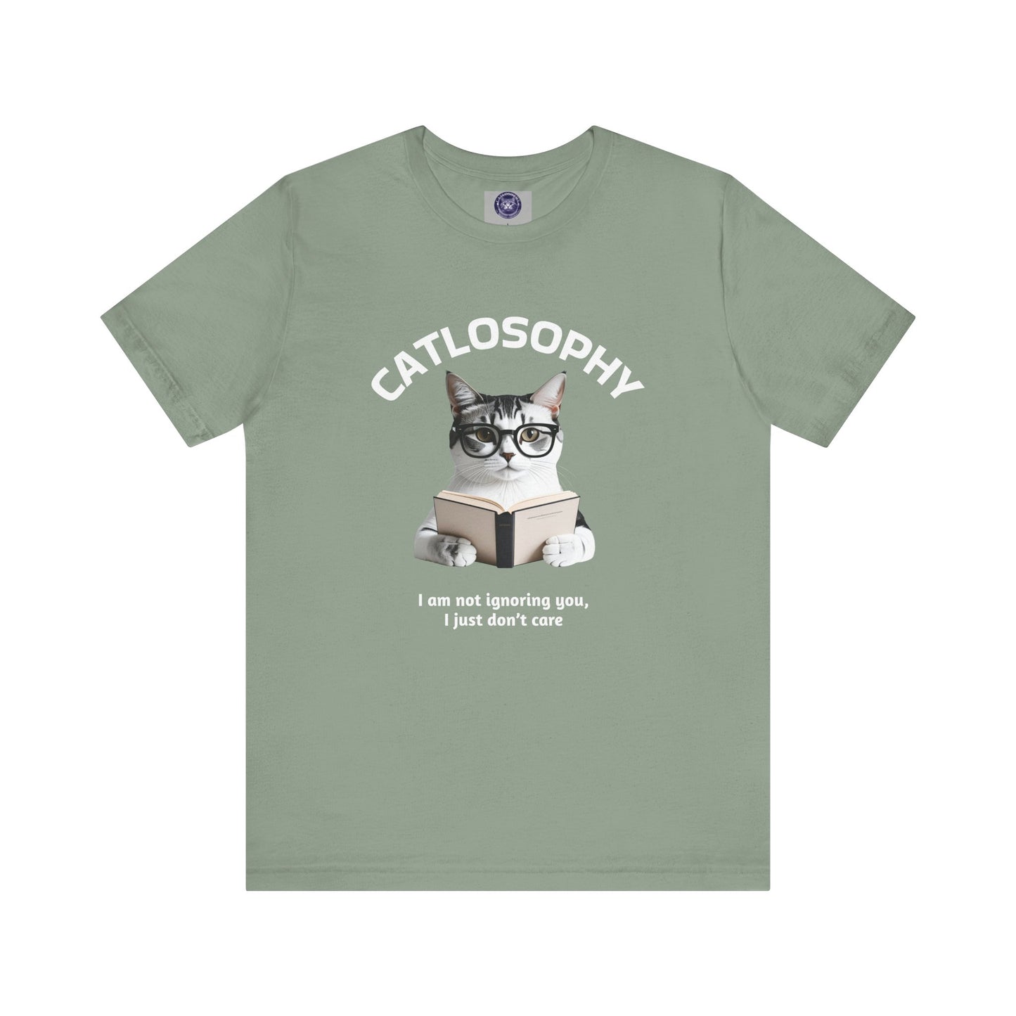 Catlosophy Unisex Jersey Short Sleeve Tee – "I am not ignoring you" Design