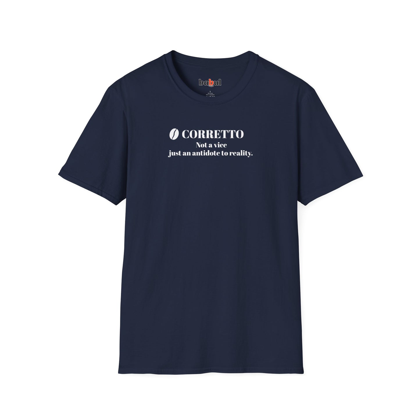 CoffeeTherapy T-Shirt – Irony Is the Best Cure (Right After Coffee)
