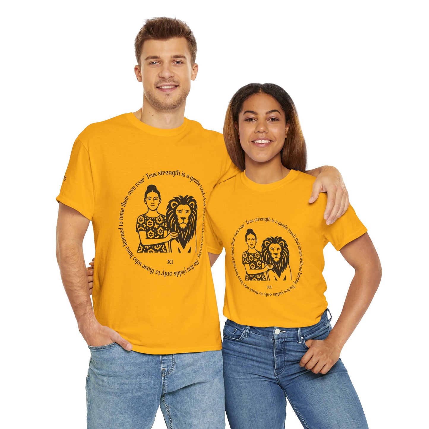 Strength - ArcanaPop T-Shirt – Where Tarot Magic Meets Pop Art