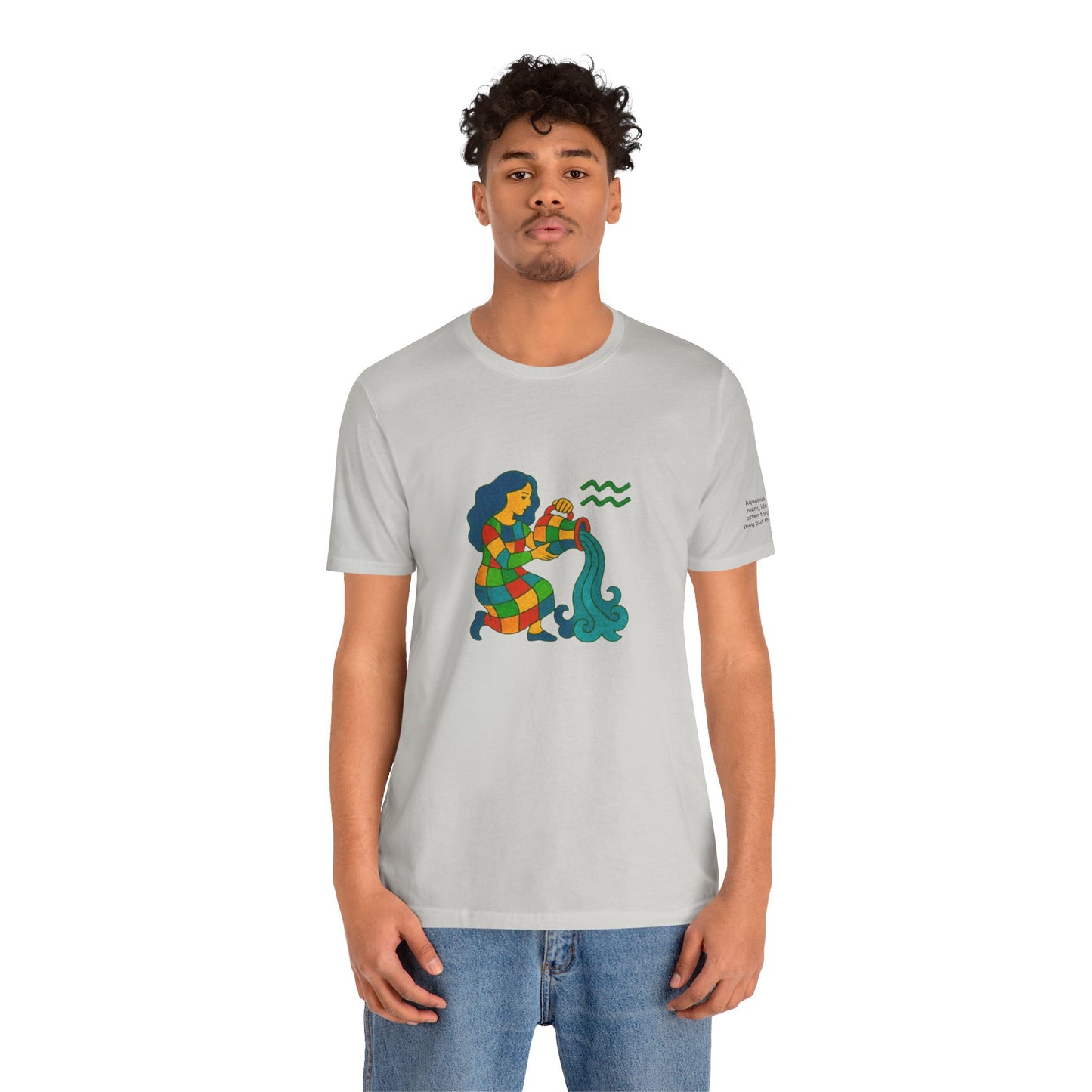 AQUARIUS - T-shirt, The Zodiac Signs According to Saint Phalle