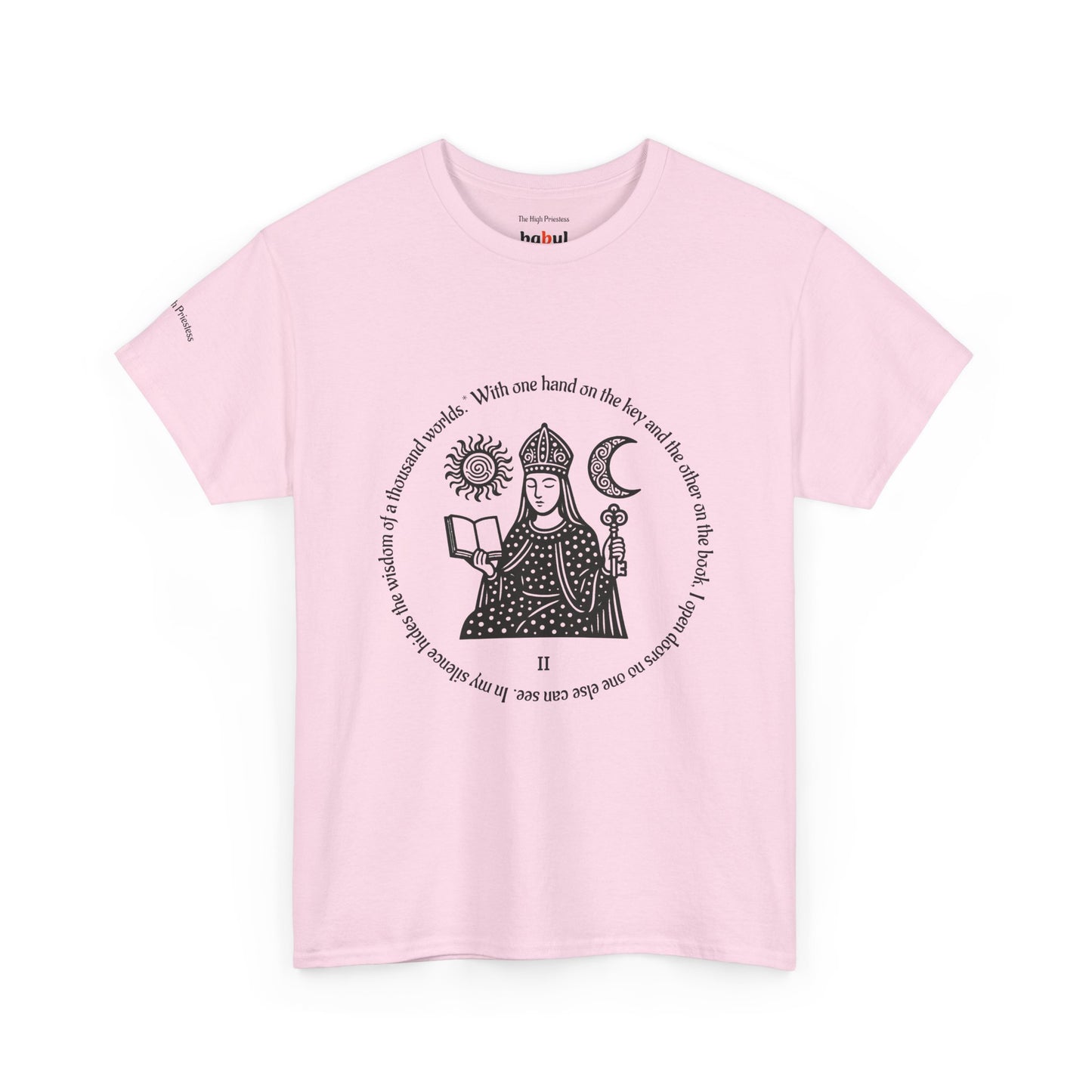 The High Priestess - ArcanaPop T-Shirt – Where Tarot Magic Meets Pop Art