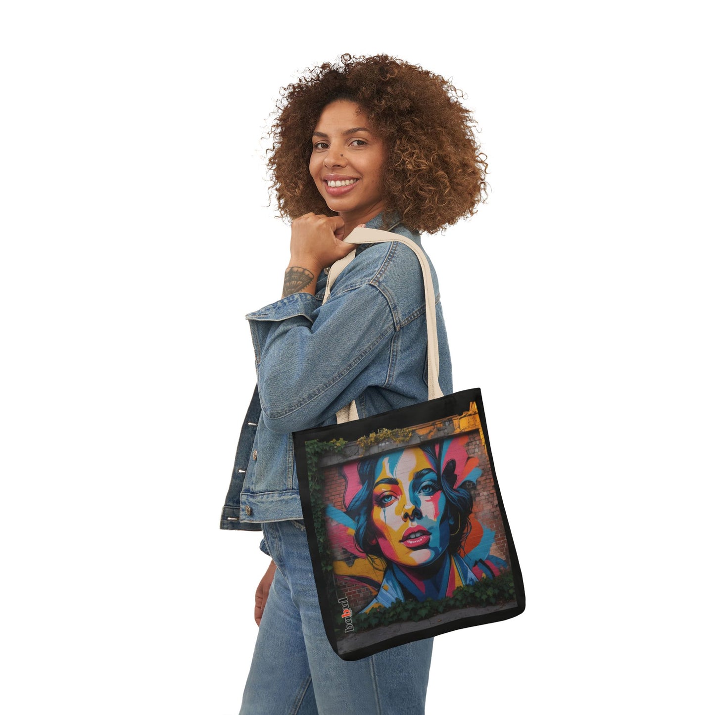 Artistic Surge - Eco-Friendly Canvas Tote Bag - FEMALE FACE