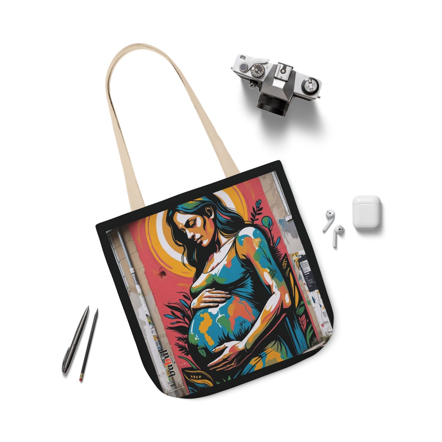 Artistic Surge - Eco-Friendly Canvas Tote Bag - MATERNITY
