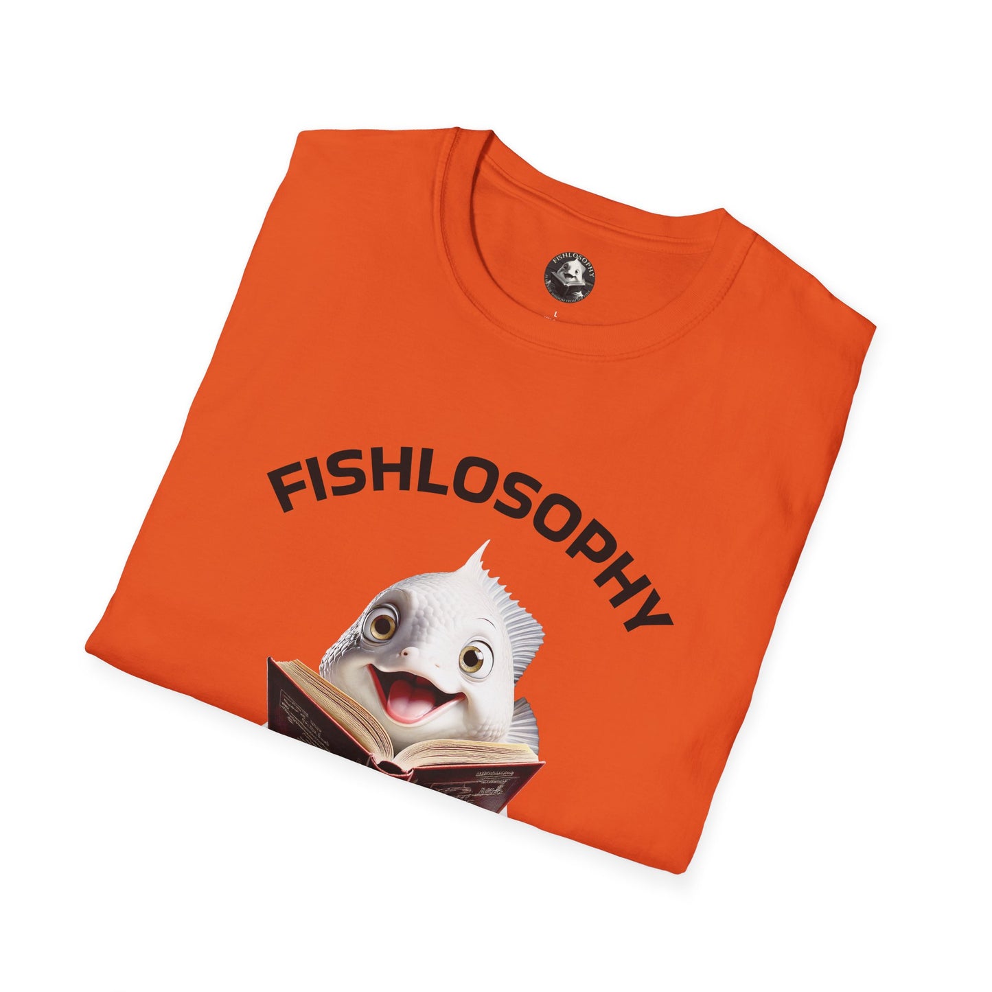 Fishlosophy Unisex T-Shirt - Ocean Vibes and Life's Questions Design - PEARLS OF WISDOM FROM THE FISH WORLD