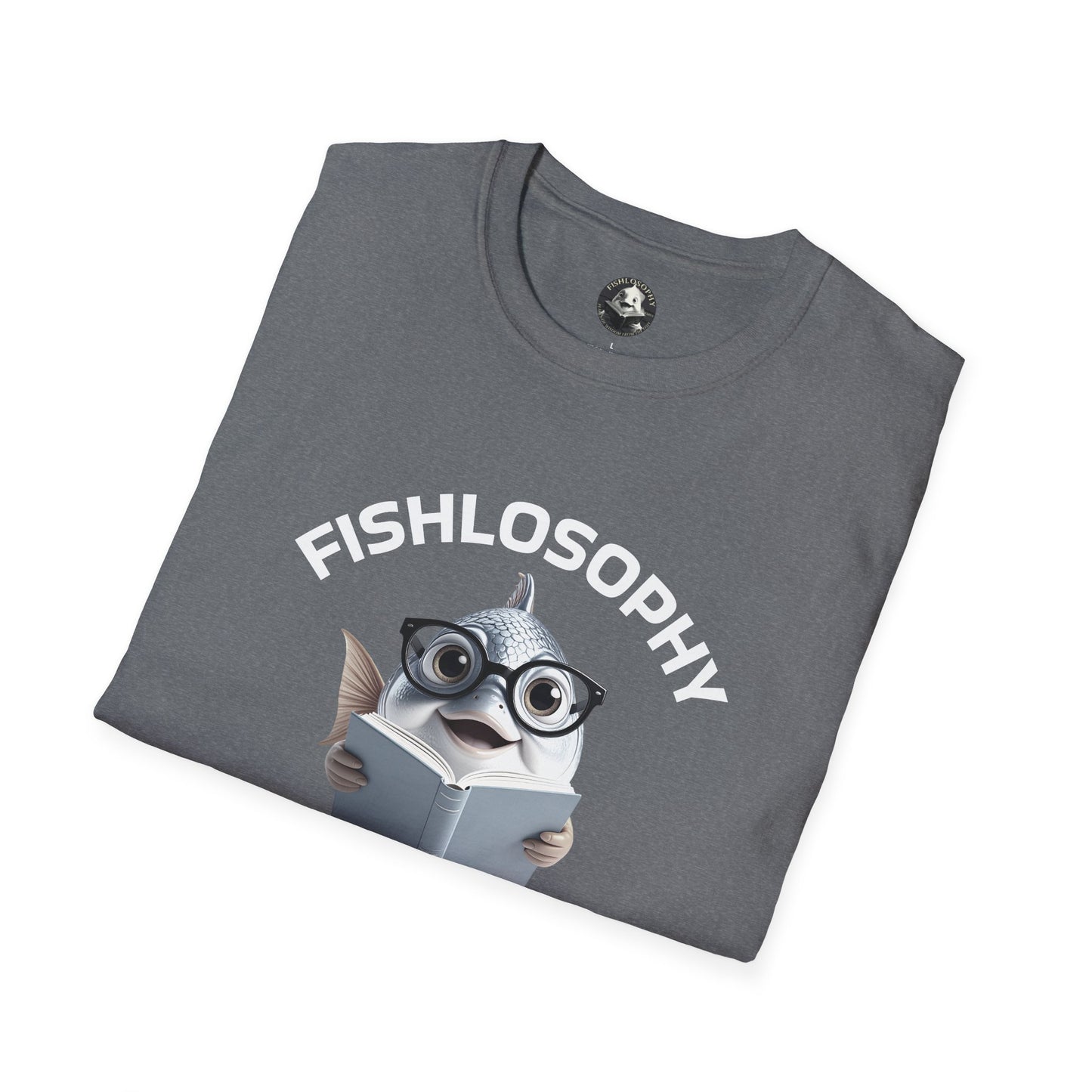 Fishlosophy Unisex T-Shirt - Ocean Vibes and Life's Questions Design - The Cure For Everything Is Salt Water