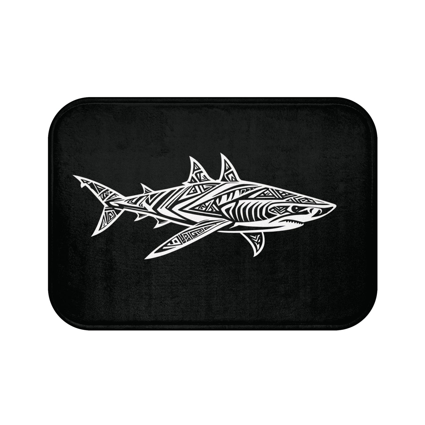 Tribal Bath Mat. Ocean Energy, Tribal Style