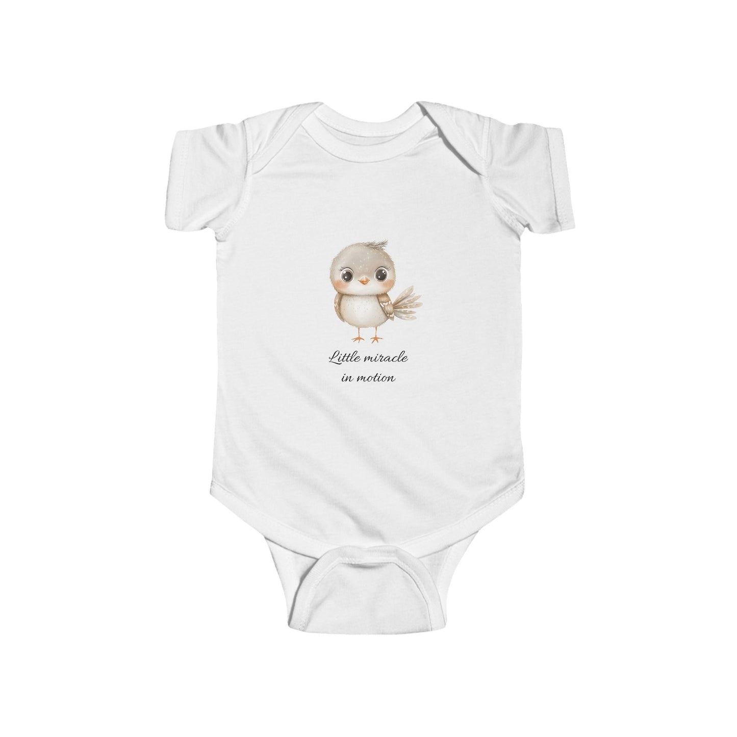 Adorable Baby Bodysuit with Sparrow Design