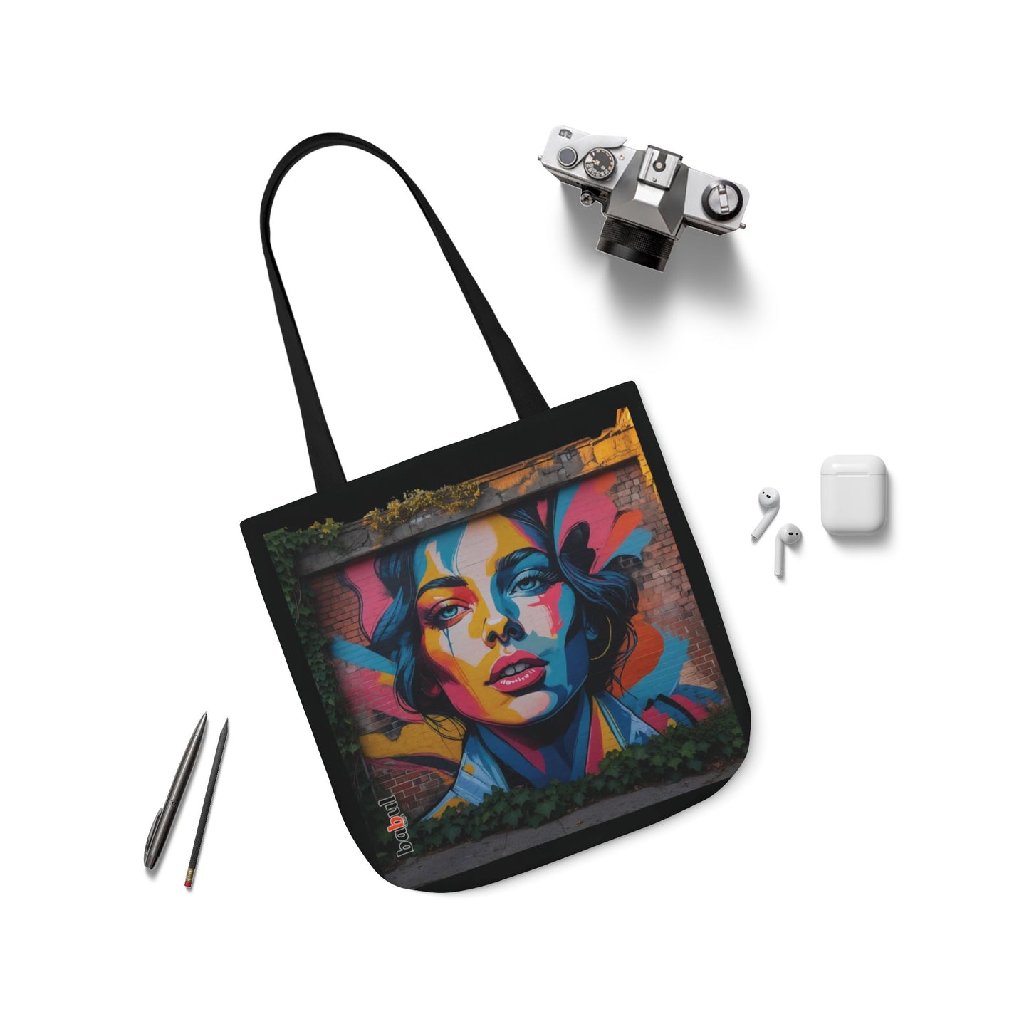 Artistic Surge - Eco-Friendly Canvas Tote Bag - FEMALE FACE