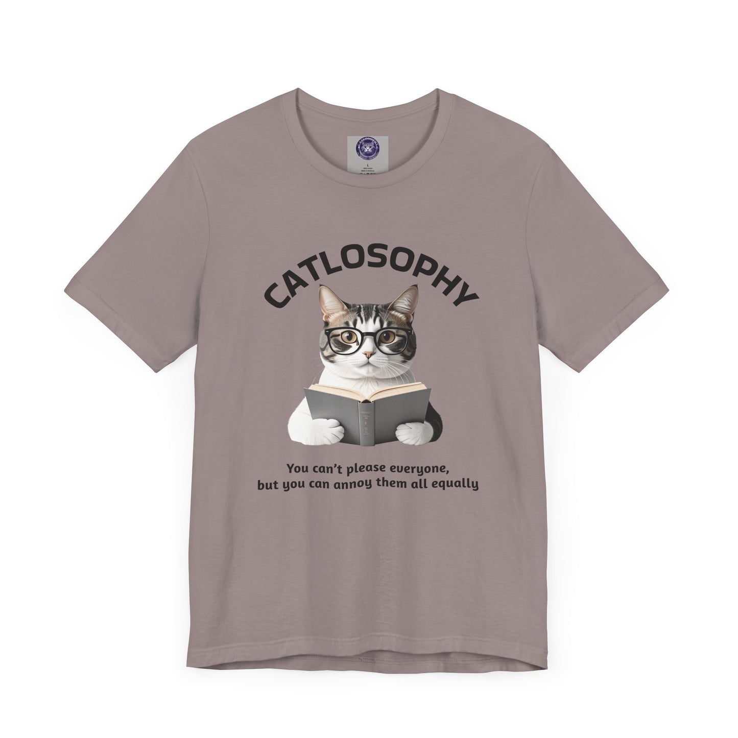 Catlosophy Unisex Jersey Maglietta a maniche corte – Design "Non puoi accontentare tutti"