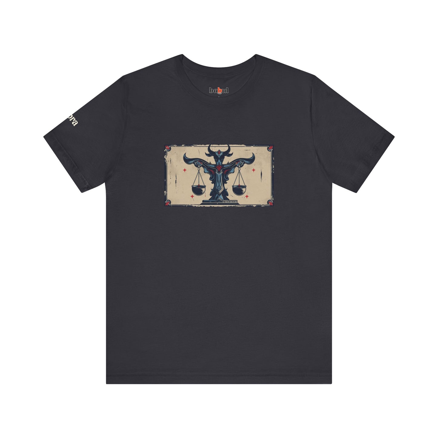 Libra - Gothic Zodiac T-Shirt. Zodiac in the Shadows