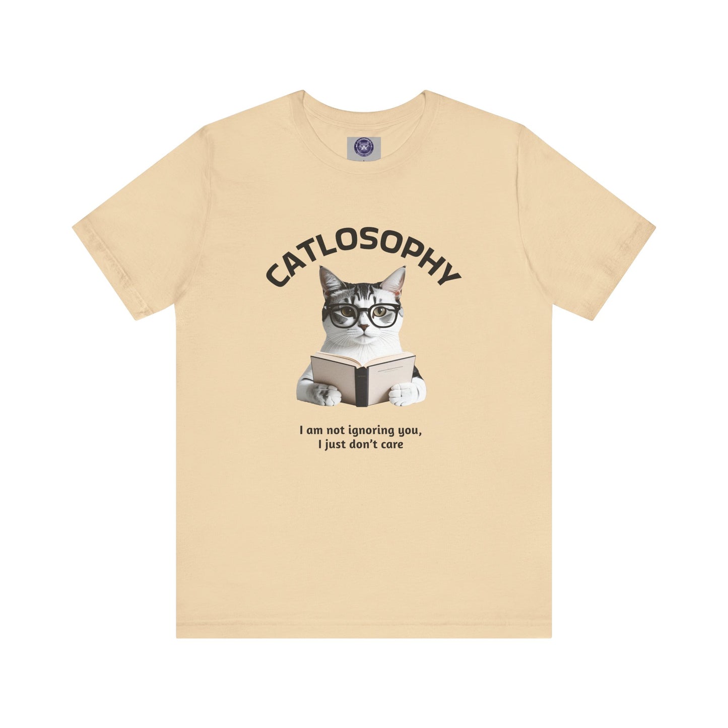 Catlosophy Unisex Jersey Short Sleeve Tee – "I am not ignoring you" Design