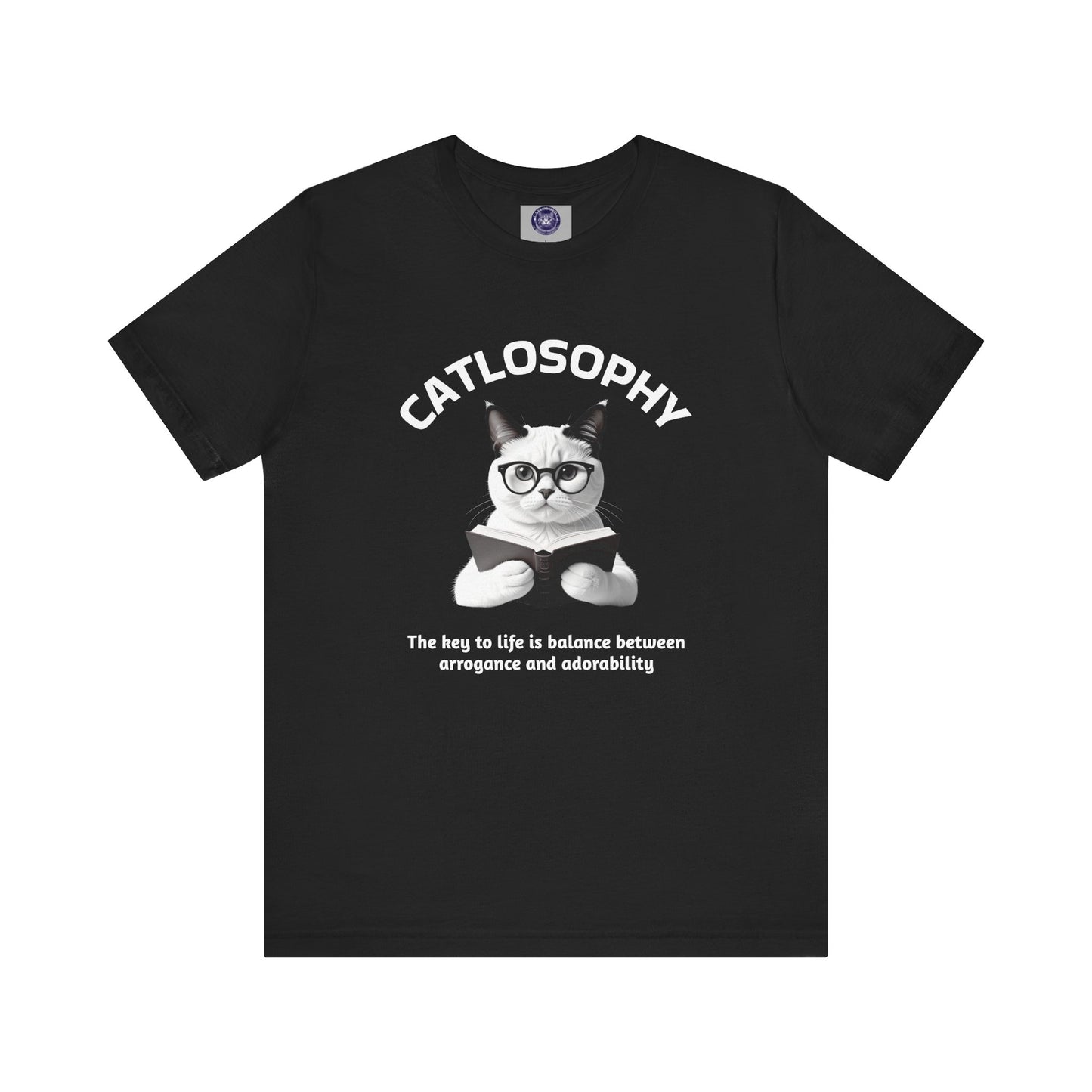 Catlosophy Unisex Jersey Short Sleeve Tee – "The Key to Life" Design