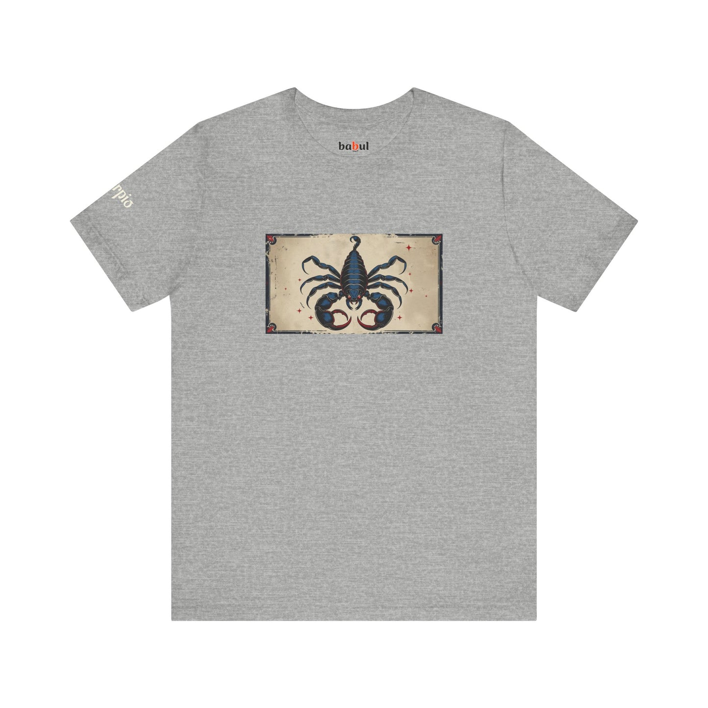 Scorpio - Gothic Zodiac T-Shirt. Zodiac in the Shadows