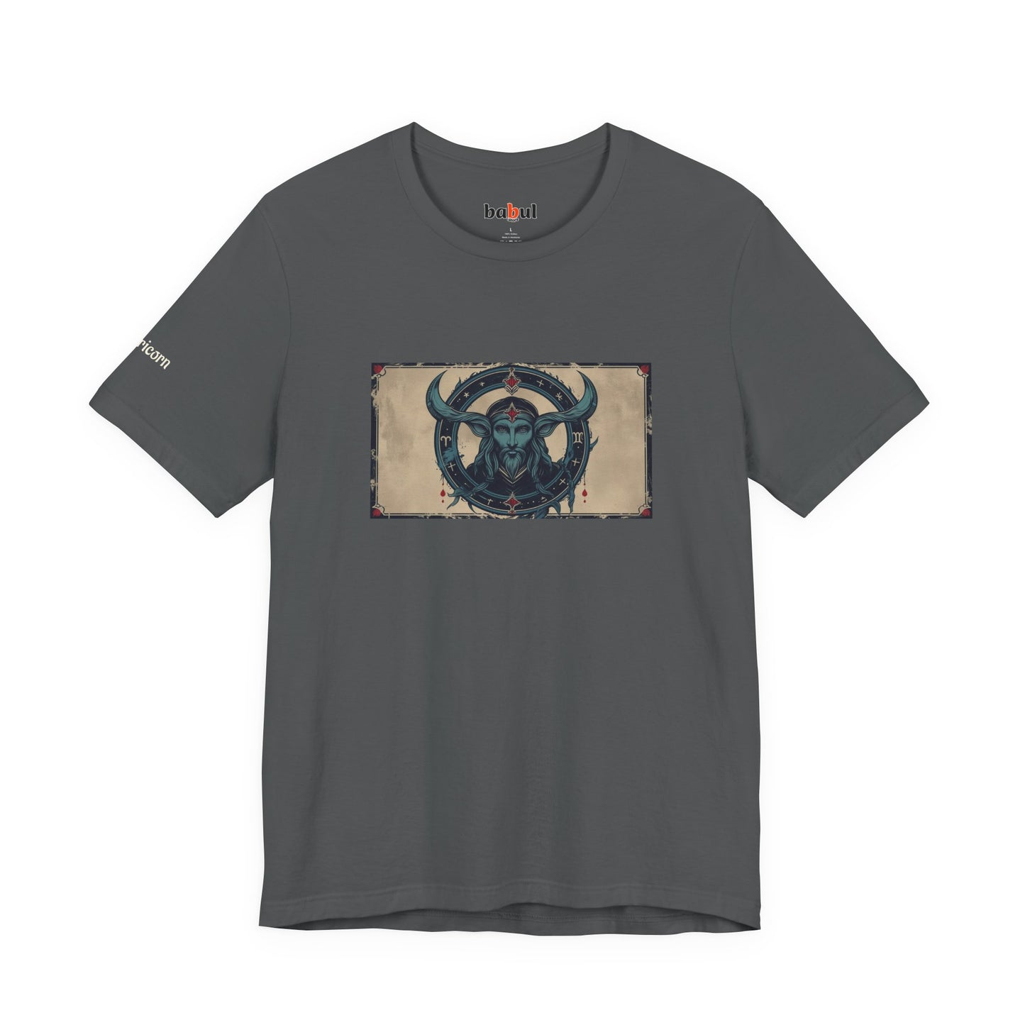 Capricorn - Gothic Zodiac T-Shirt. Zodiac in the Shadows
