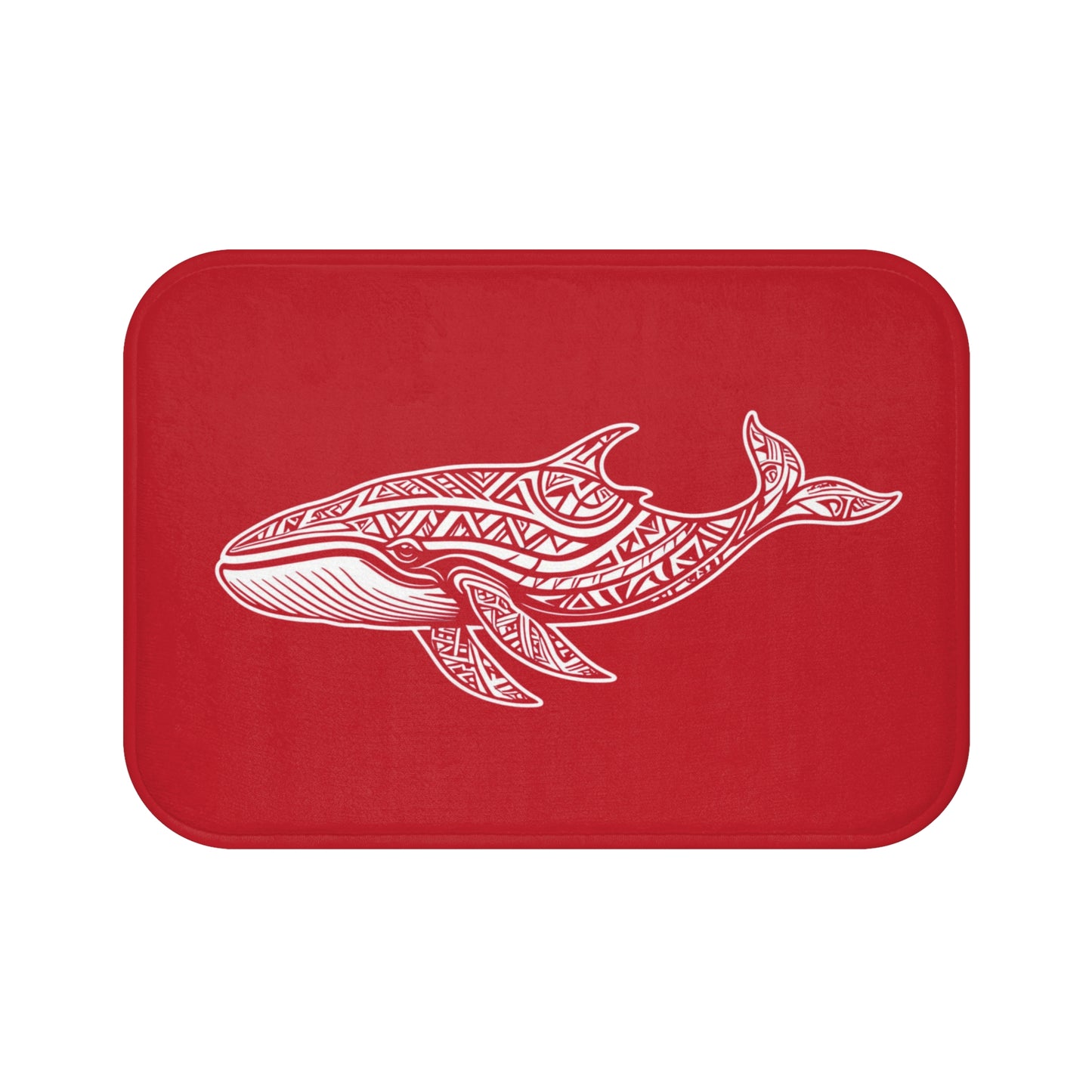 Tribal Bath Mat. Ocean Energy, Tribal Style