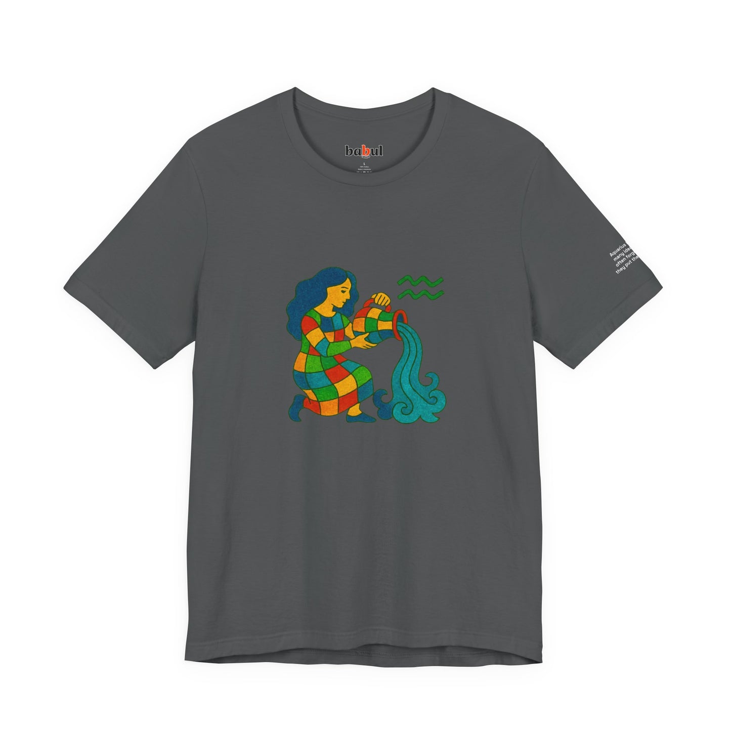 AQUARIUS - T-shirt, The Zodiac Signs According to Saint Phalle
