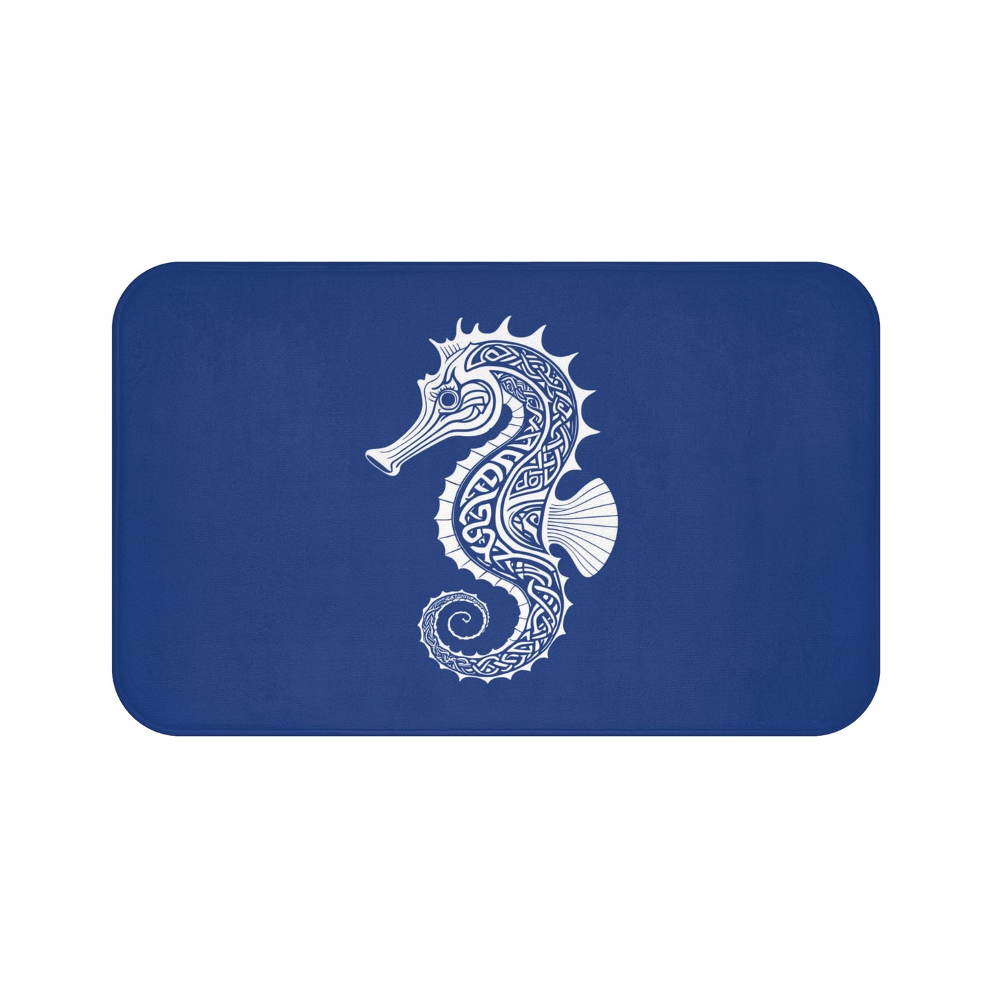 Tribal Bath Mat. Ocean Energy, Tribal Style