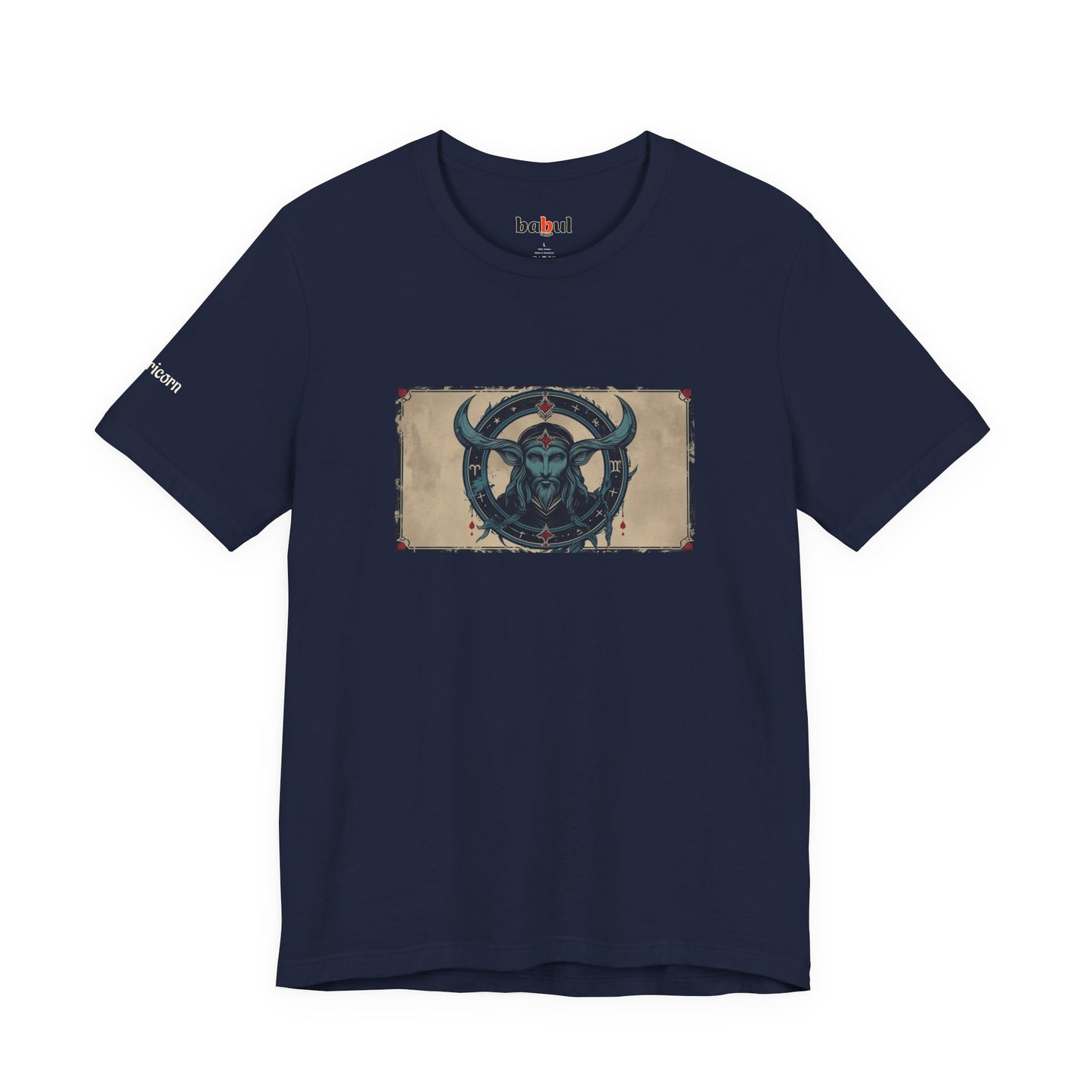 Capricorn - Gothic Zodiac T-Shirt. Zodiac in the Shadows