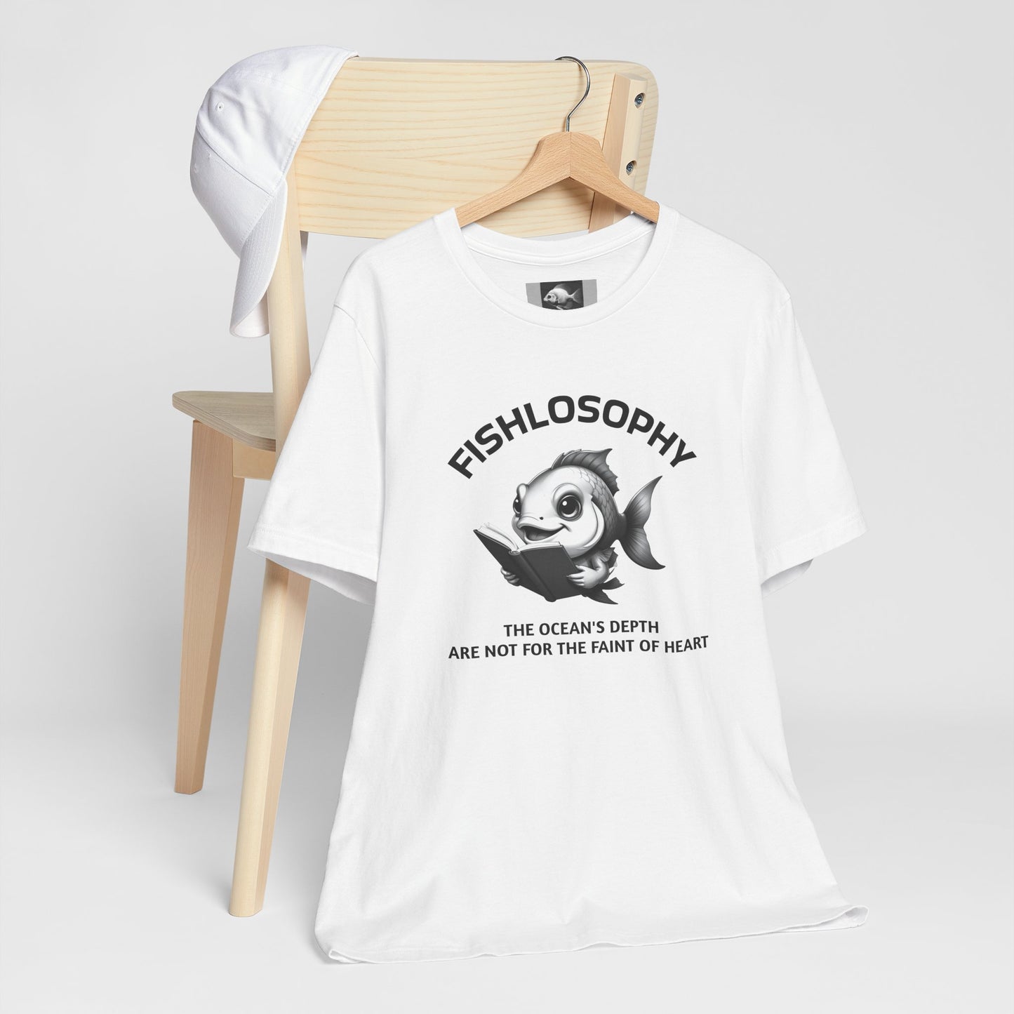 Fishlosophy Unisex Jersey Short Sleeve Tee – The Ocean' depth is not for the faint of heart