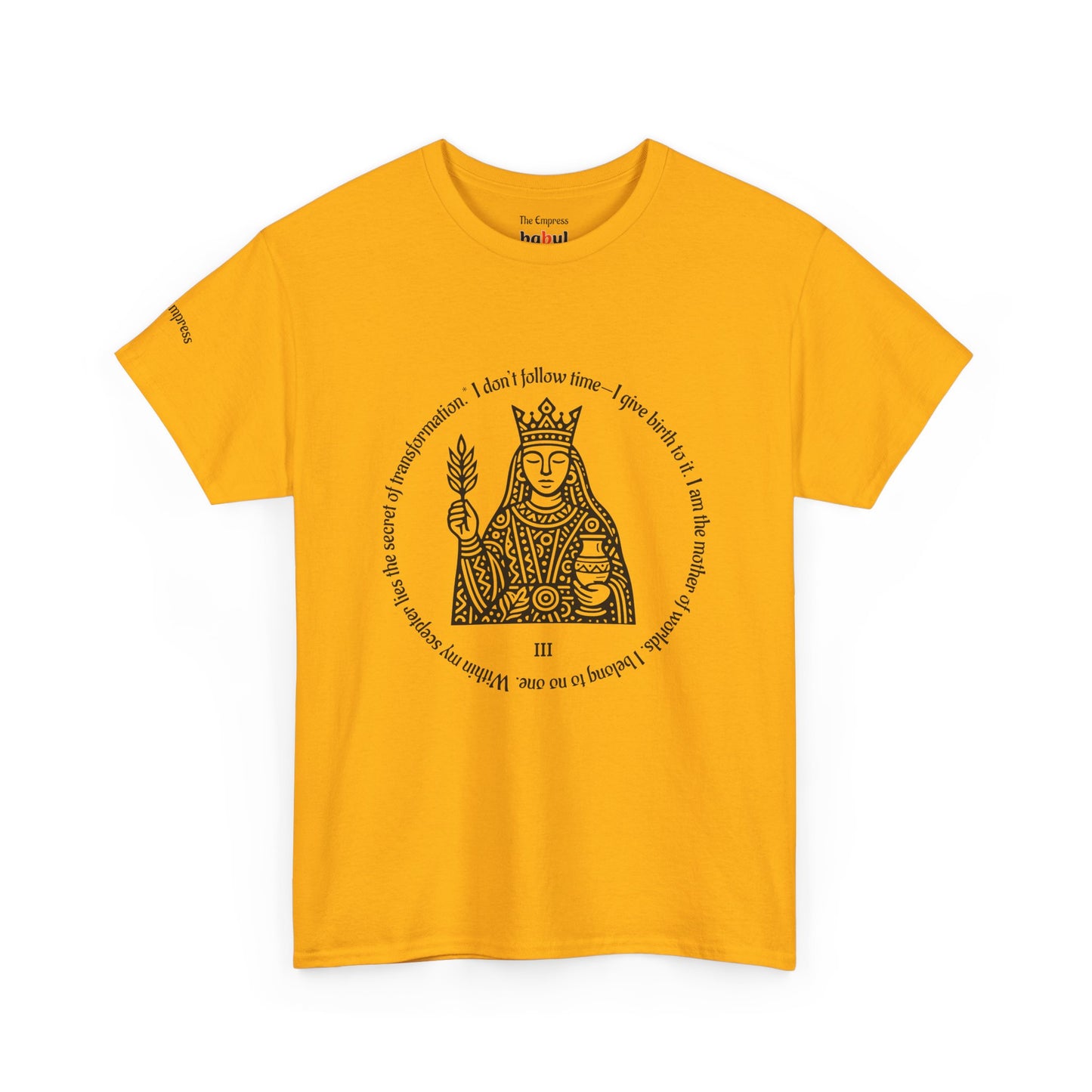 The Empress - ArcanaPop T-Shirt – Where Tarot Magic Meets Pop Art