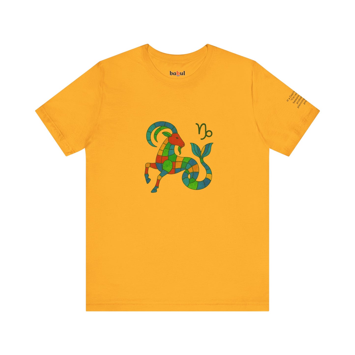 CAPRICORN - T-shirt, The Zodiac Signs According to Saint Phalle