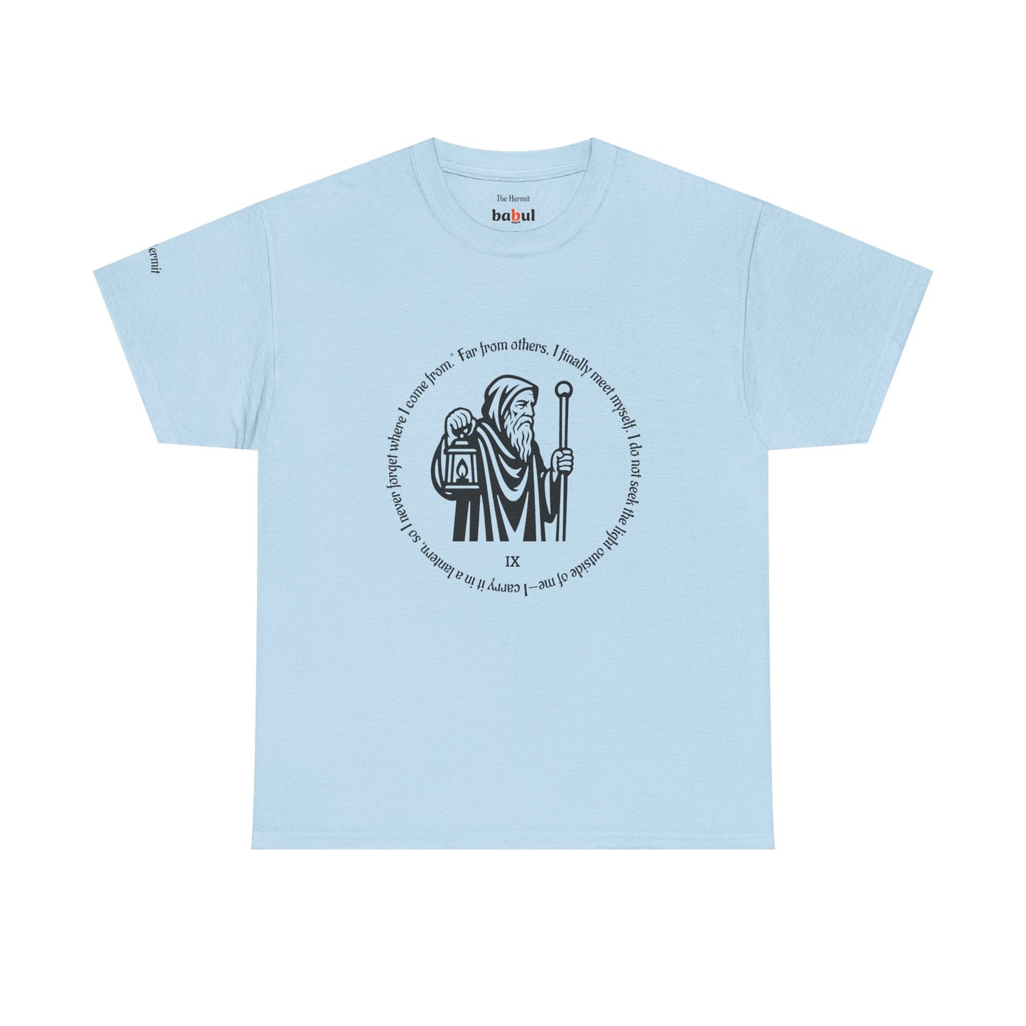 The Hermit - ArcanaPop T-Shirt – Where Tarot Magic Meets Pop Art