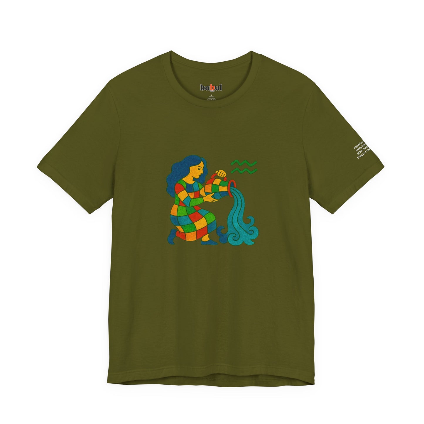 AQUARIUS - T-shirt, The Zodiac Signs According to Saint Phalle