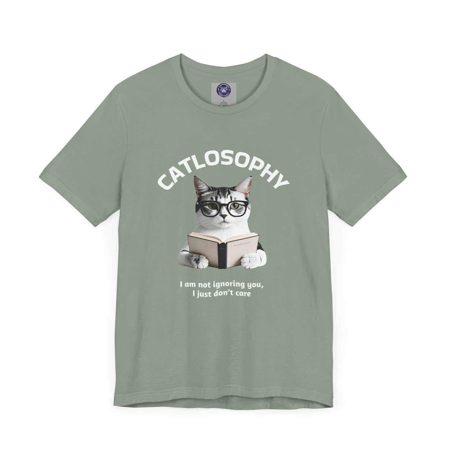 Catlosophy Unisex Jersey Short Sleeve Tee – "I am not ignoring you" Design
