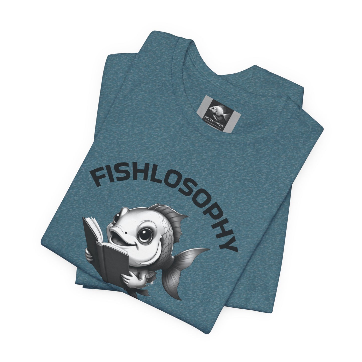 Fishlosophy Unisex Jersey Short Sleeve Tee – The Ocean' depth is not for the faint of heart