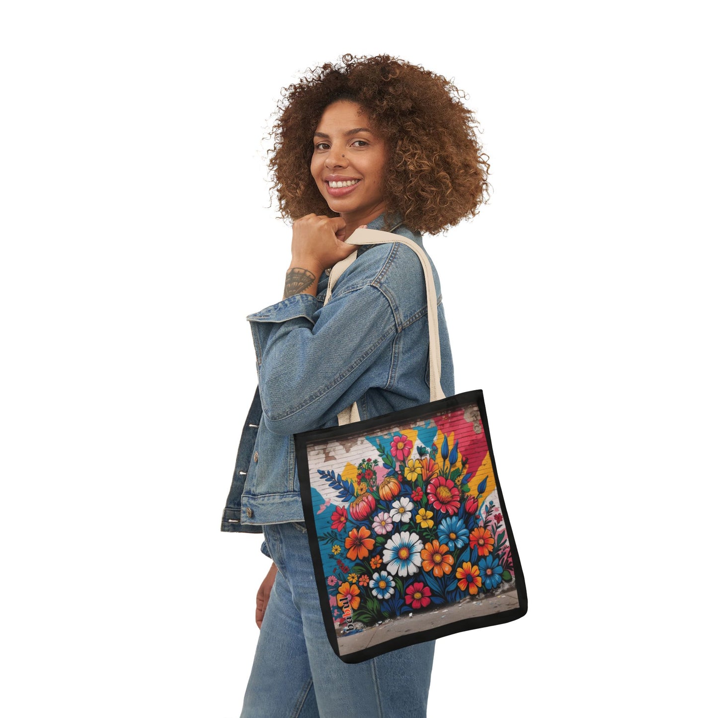 Artistic Surge - Eco-Friendly Canvas Tote Bag - FLOWERS