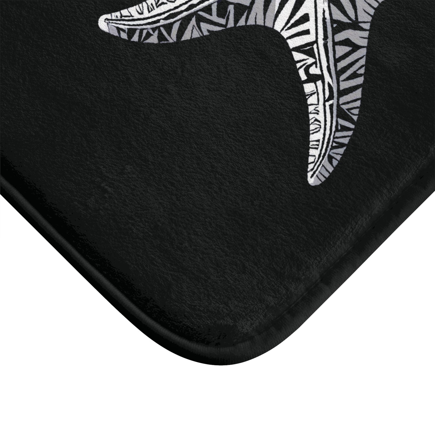 Tribal Bath Mat. Ocean Energy, Tribal Style