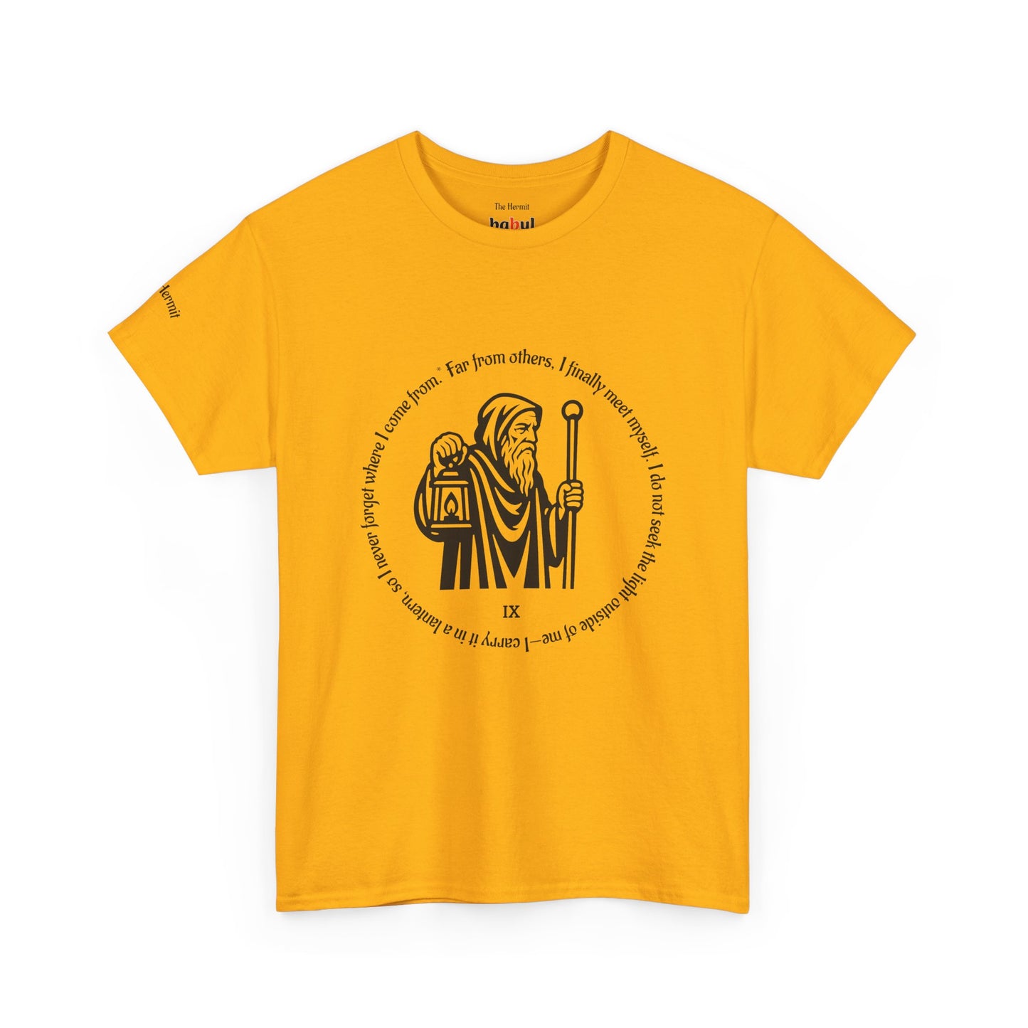 The Hermit - ArcanaPop T-Shirt – Where Tarot Magic Meets Pop Art