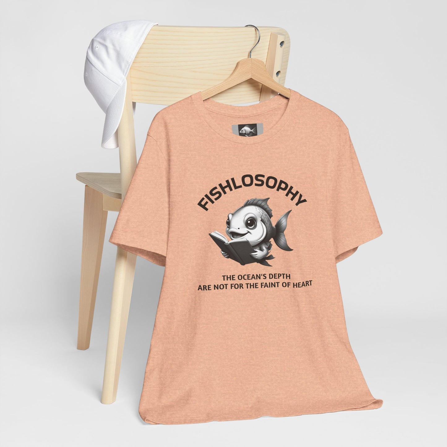 Fishlosophy Unisex Jersey Short Sleeve Tee – The Ocean' depth is not for the faint of heart