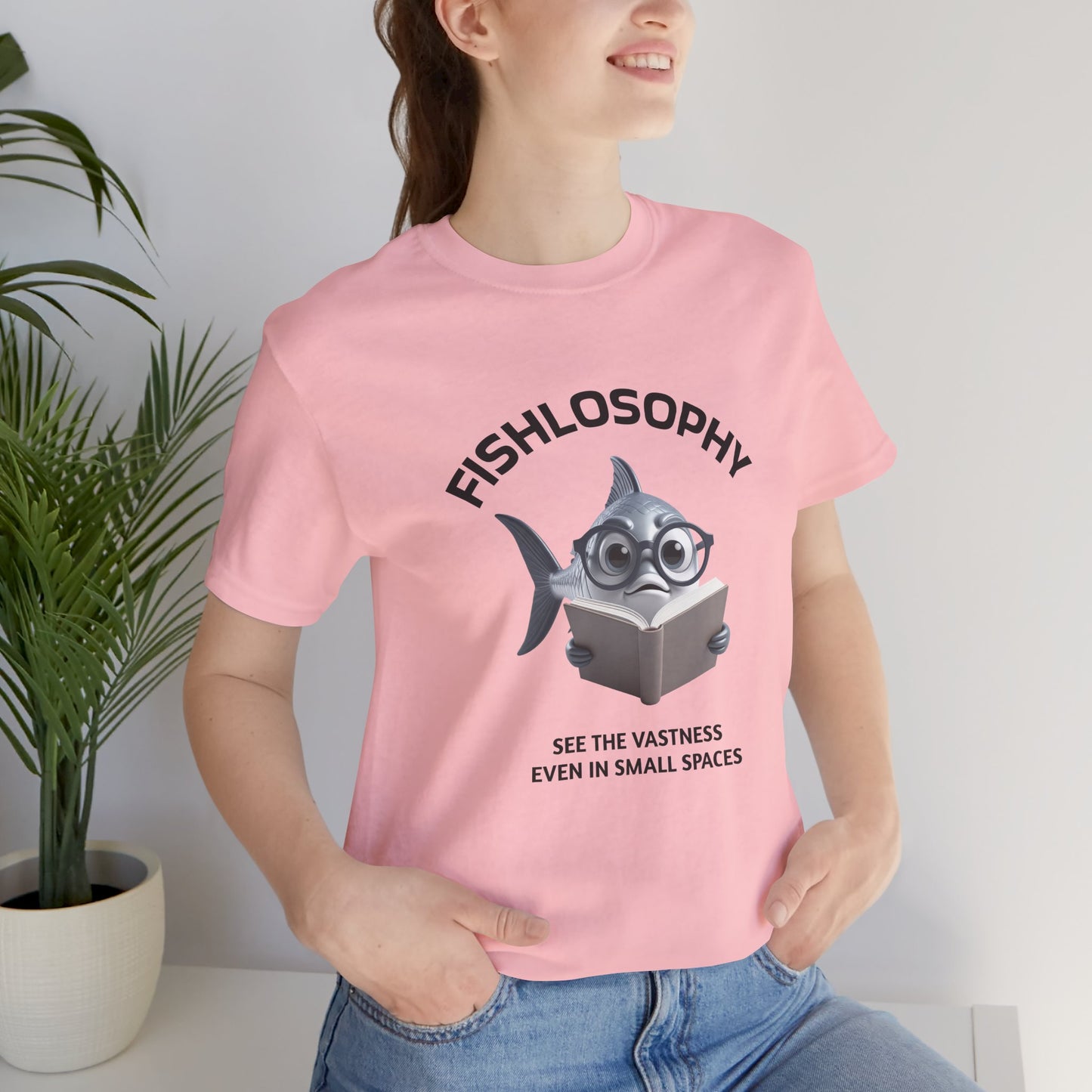 Fishlosophy Unisex Jersey Short Sleeve Tee – See the vastness even in small spaces