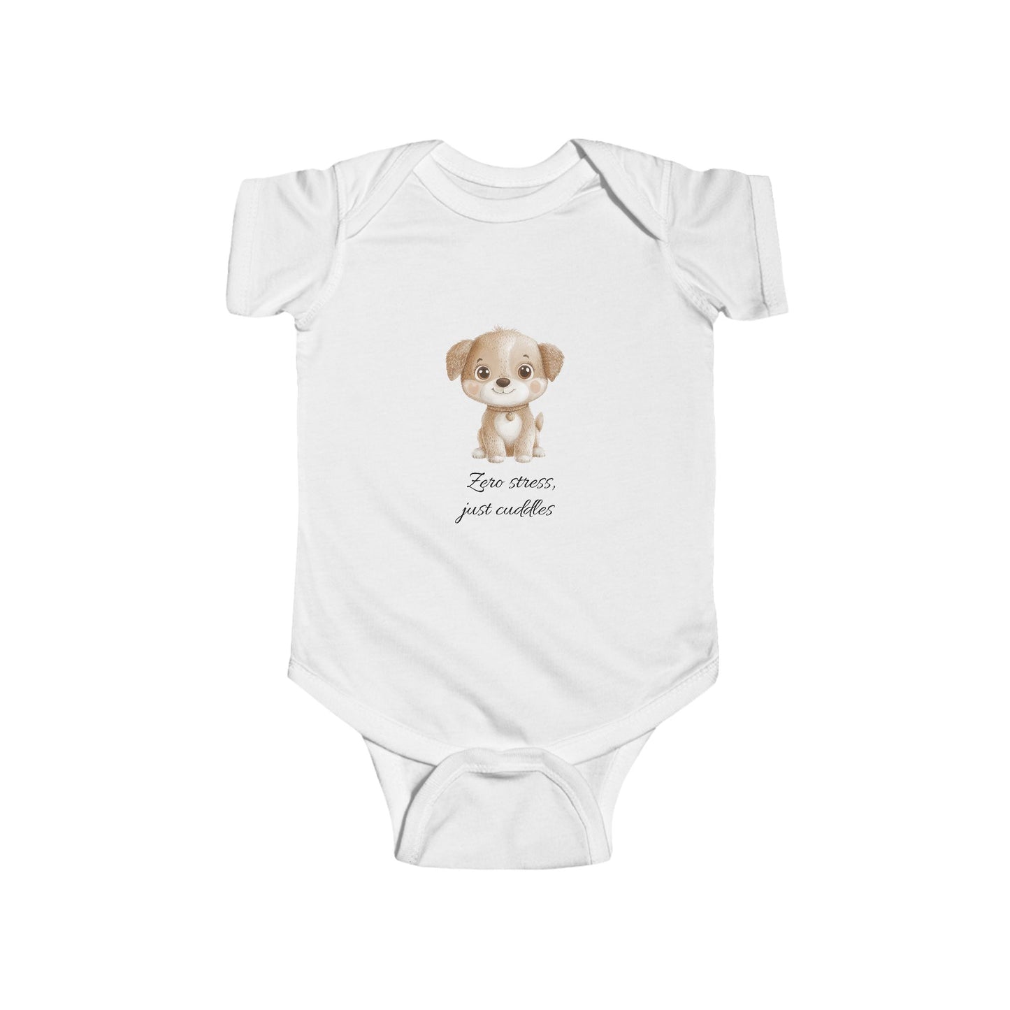Adorable Baby Bodysuit with Puppy Design