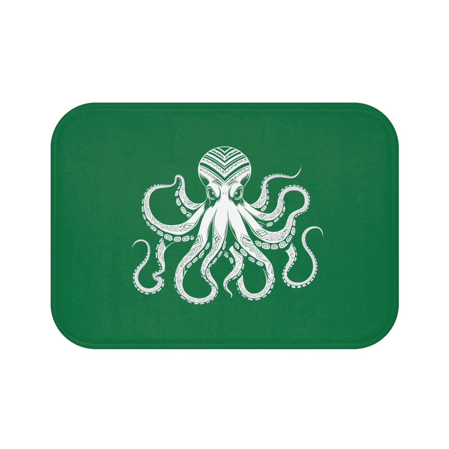 Tribal Bath Mat. Ocean Energy, Tribal Style