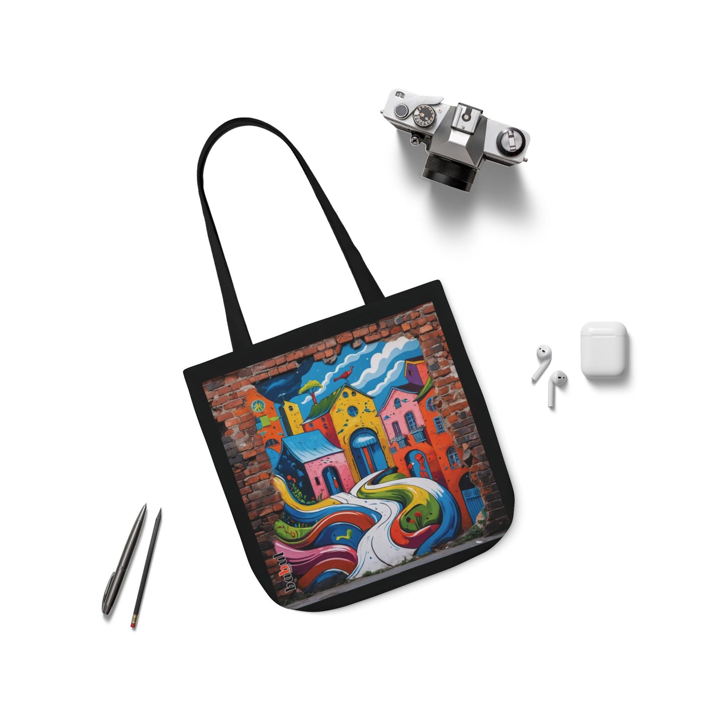 Artistic Surge - Eco-Friendly Canvas Tote Bag - HOUSES