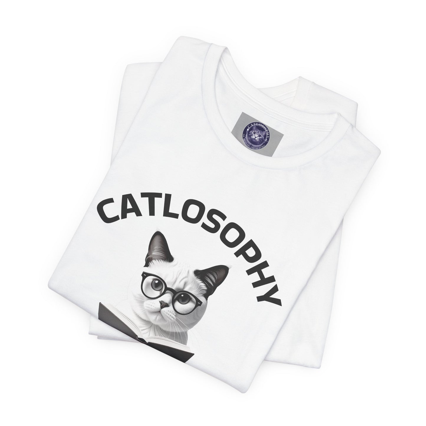 Catlosophy Unisex Jersey Short Sleeve Tee – "The Key to Life" Design