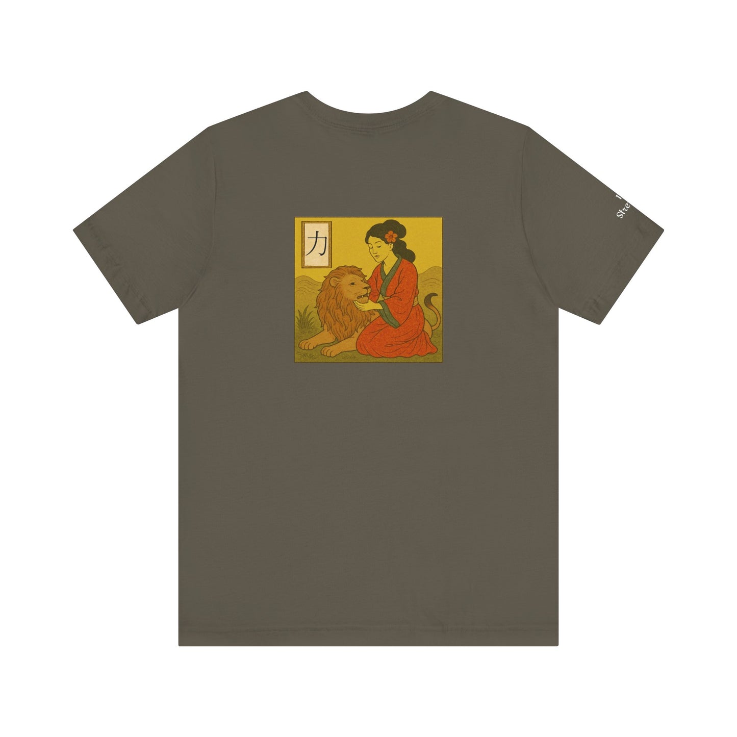 Strength - Tarot in Ukiyo-e Style
